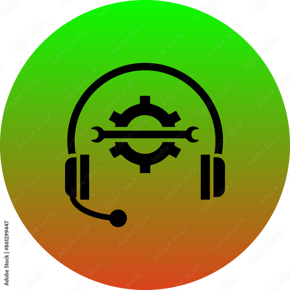 Obraz premium Tech support Icon