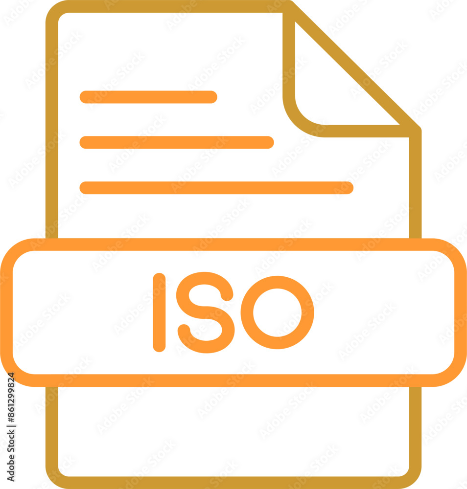 ISO Vector Icon