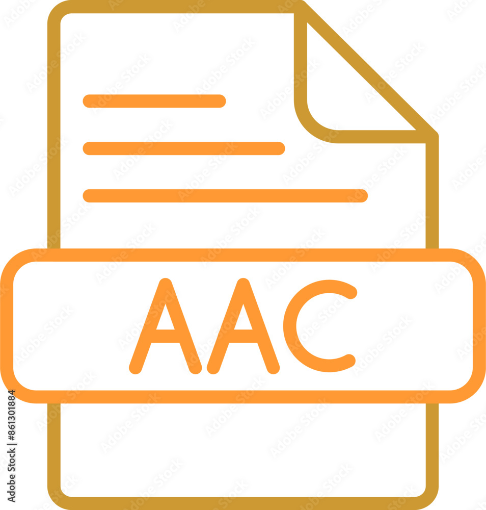 AAC Vector Icon AAC Vector Icon
