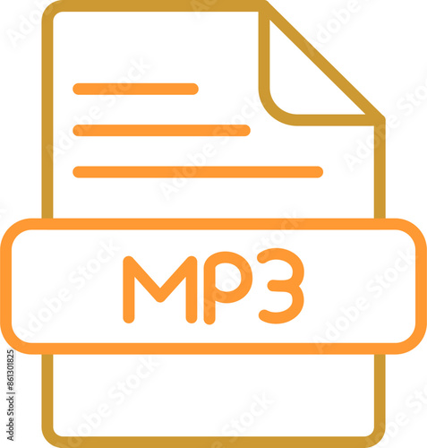 MP3 Vector Icon