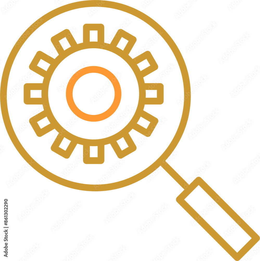 Intelligent Search Vector Icon Intelligent Search Vector Icon