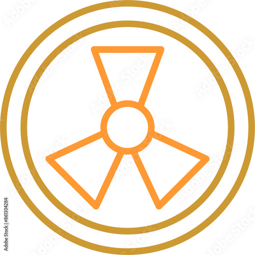 Radiation Vector Icon