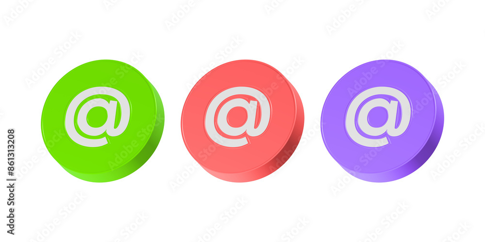 mail icon @ 3d realistic