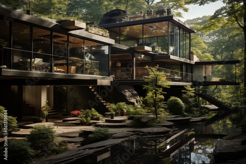 A futuristic forest home © Edik