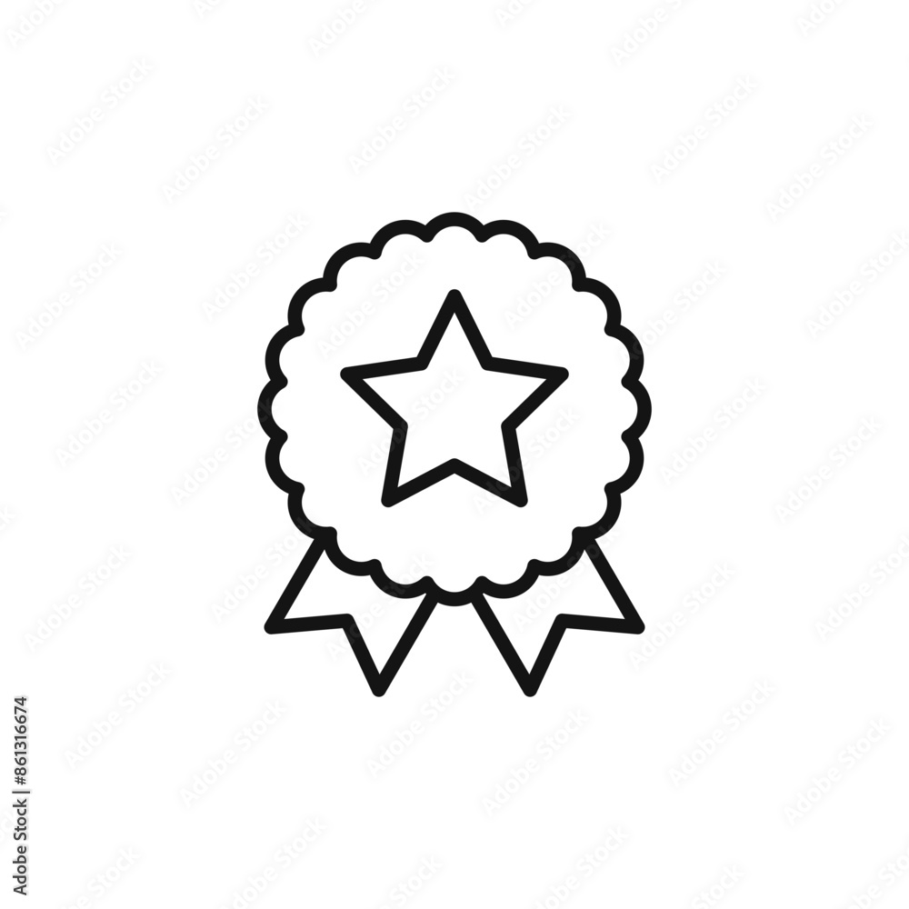 Achievement Badge Icon Perfect for Awards and Certifications Achievement Badge Icon Perfect for Awards and Certifications