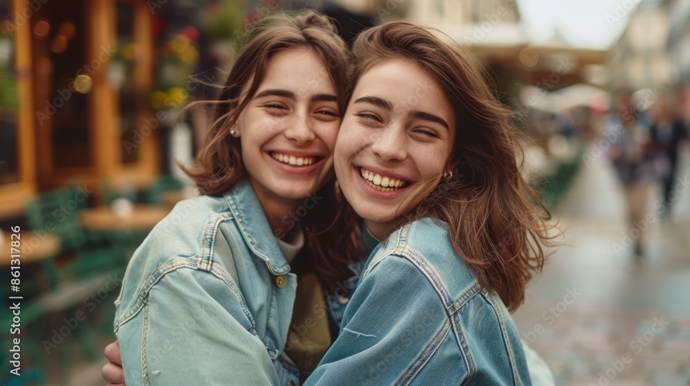 The joyful twin sisters The joyful twin sisters