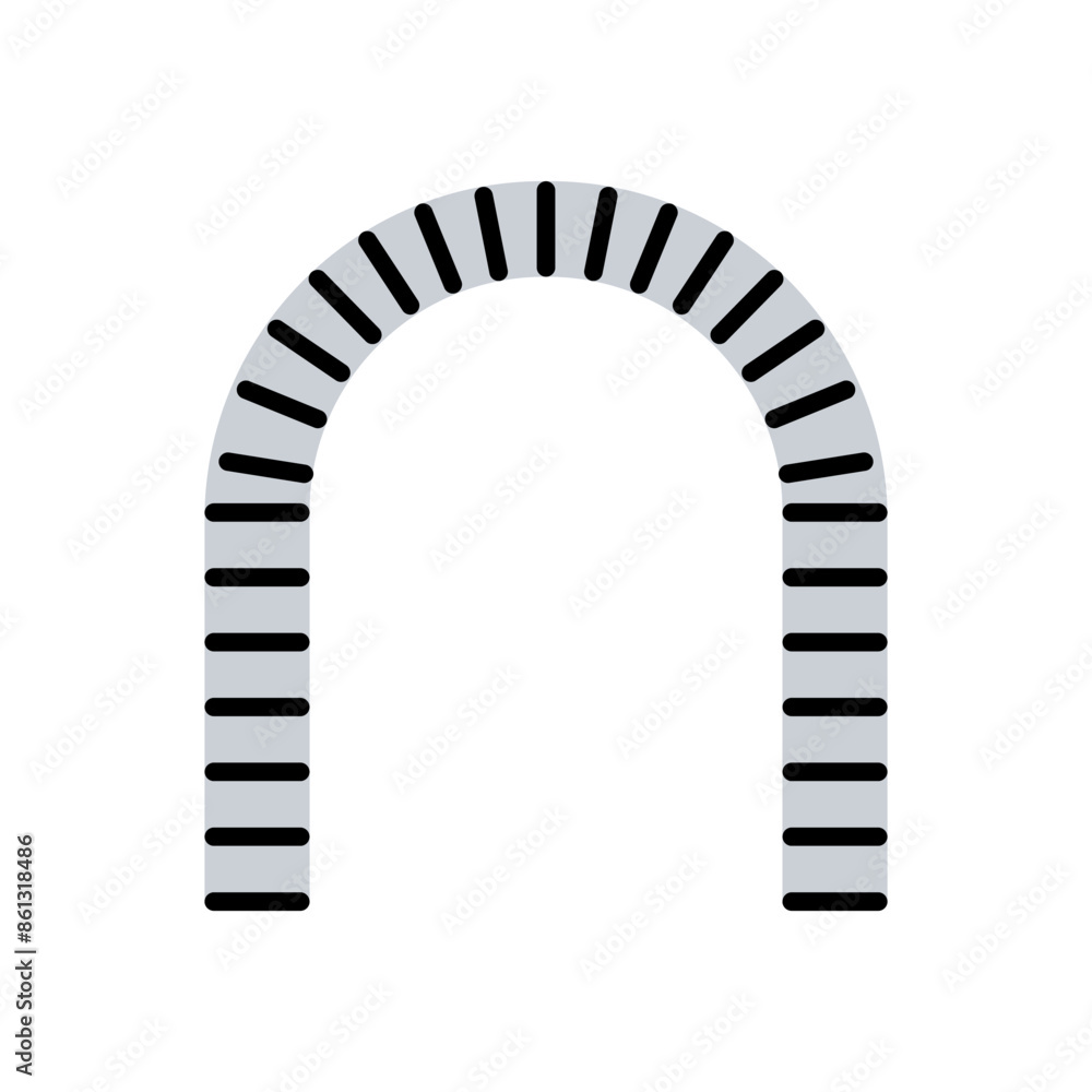 Spring, coil and absorber icon Spring, coil and absorber icon