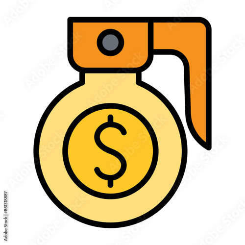 Business war icon