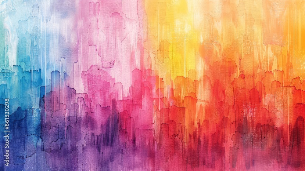 Abstract Gradient Tie Dye Strokes and Geometric Shapes in Rainbow Colors Abstract Gradient Tie Dye Strokes and Geometric Shapes in Rainbow Colors