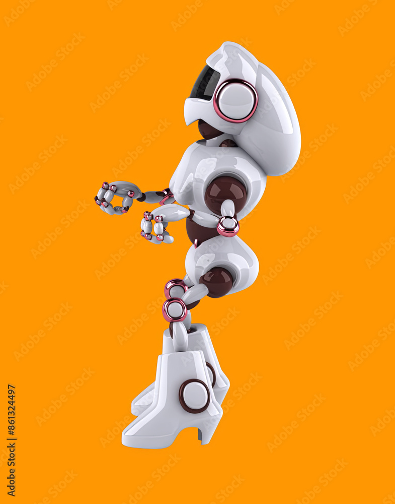 Fun 3D cartoon robot dancing Fun 3D cartoon robot dancing