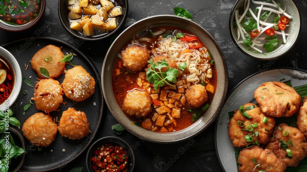 Fried Rendang Soup Fried Noodles Fried Rice Banana Fritters Vegetable Fritters Tofu Rissoles Tempeh Fried Rendang Soup Fried Noodles Fried Rice Banana Fritters Vegetable Fritters Tofu Rissoles Tempeh
