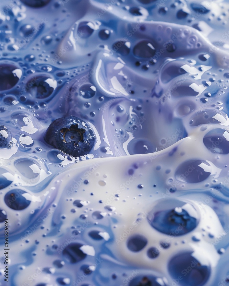 Purple and blue abstract