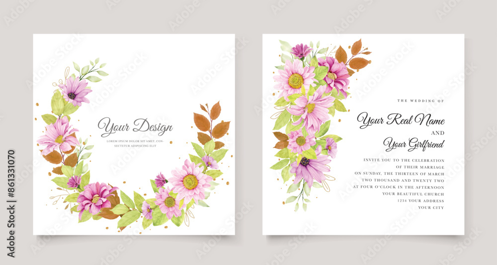 beautiful floral wreath and frame design beautiful floral wreath and frame design