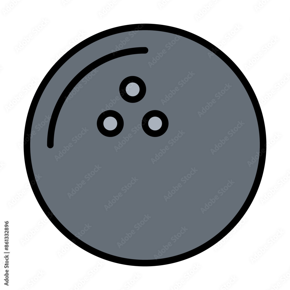 Bowling ball icon Bowling ball icon