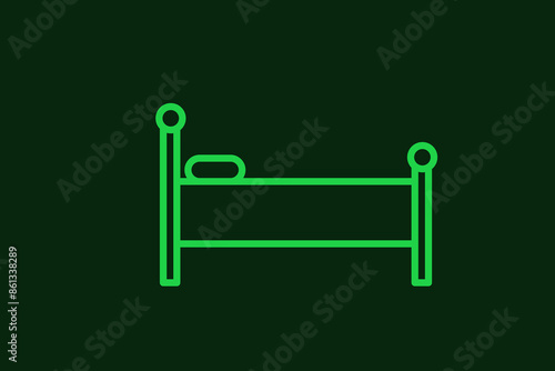 rest illustration in flat style design. Vector illustration.