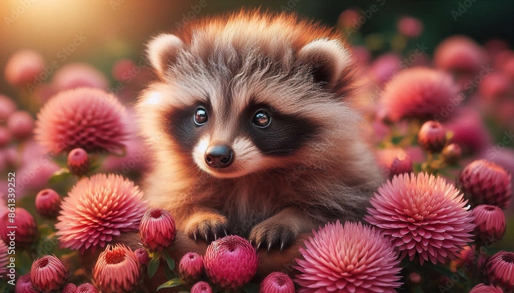 Waschbär Waschbär