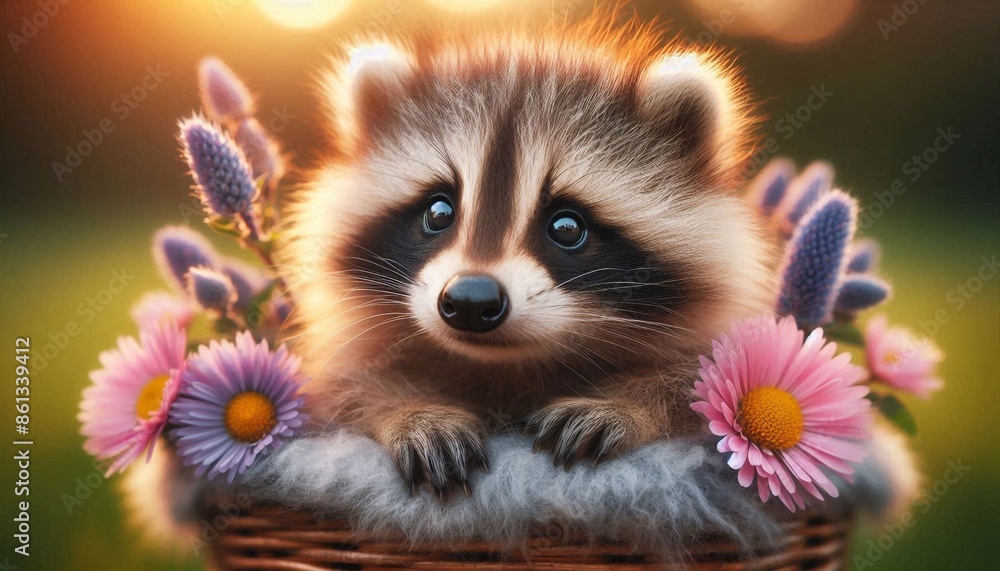 Waschbär Waschbär