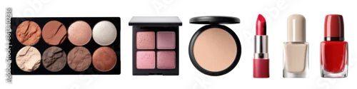 Obraz Makeup products png cut out element set