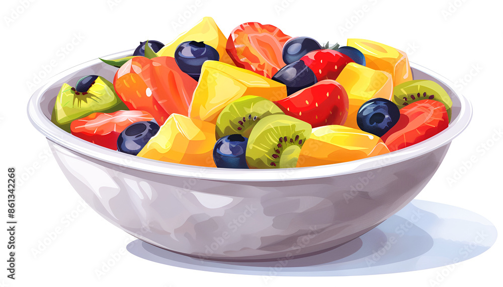 bowl of healthy fresh fruit salad bowl of healthy fresh fruit salad