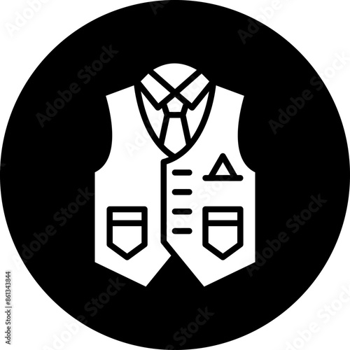 Vector Design Coat Vest Icon Style