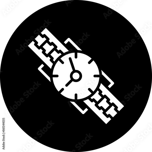 Vector Design Wristwatch Icon Style
