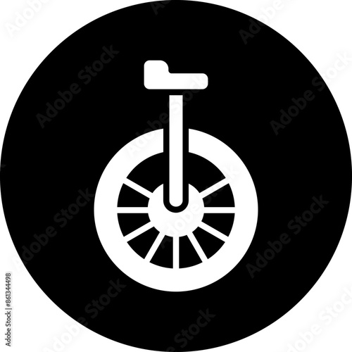 Vector Design Monocycle Icon Style