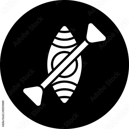Vector Design Kayak Icon Style