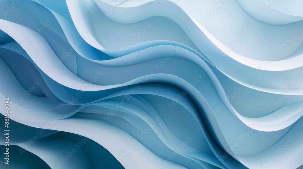 Abstract wave paper pattern background. Illustration generated by ai Abstract wave paper pattern background. Illustration generated by ai