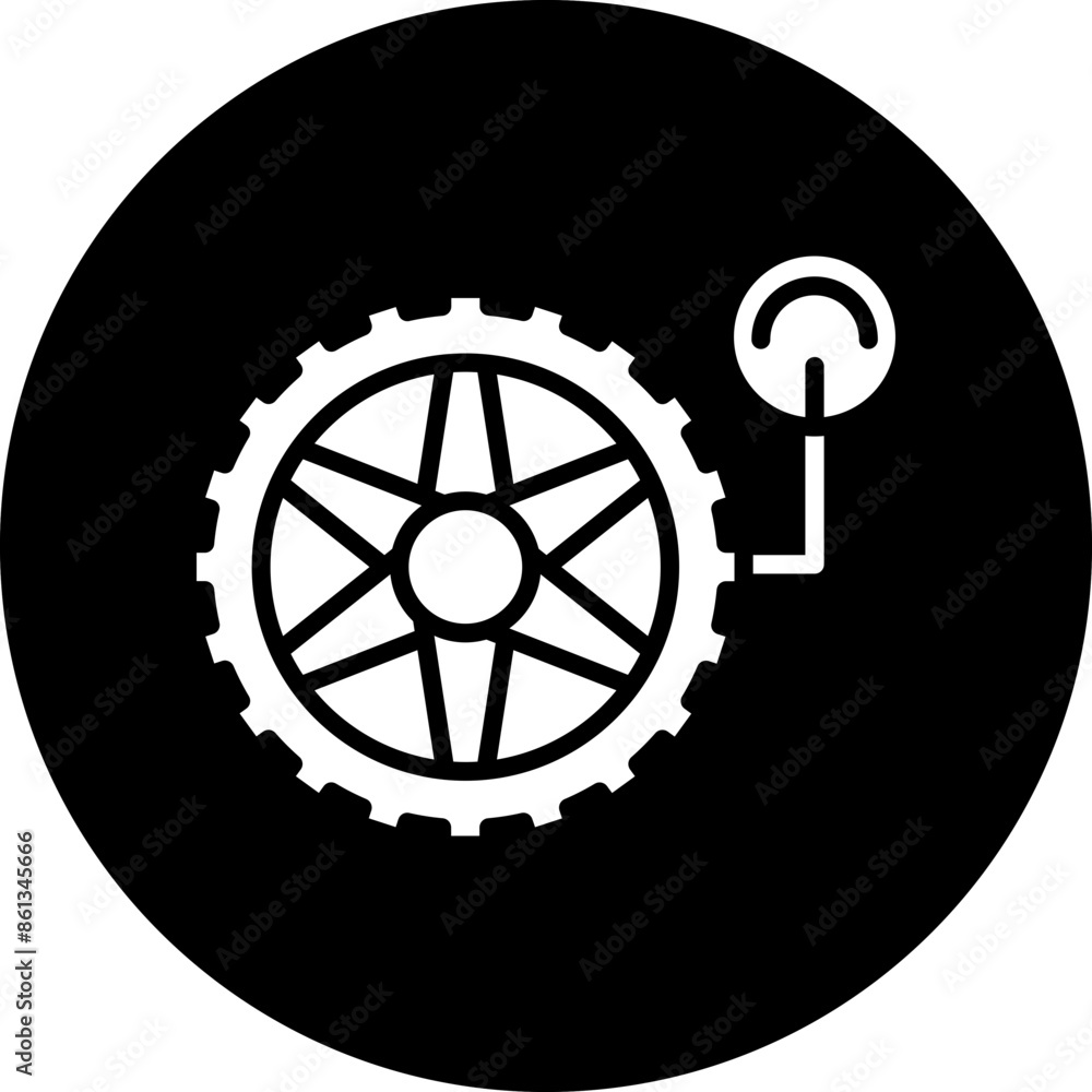 Obraz premium Vector Design Tire Maintenance Icon Style