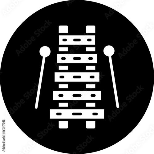 Vector Design Xylophone Icon Style