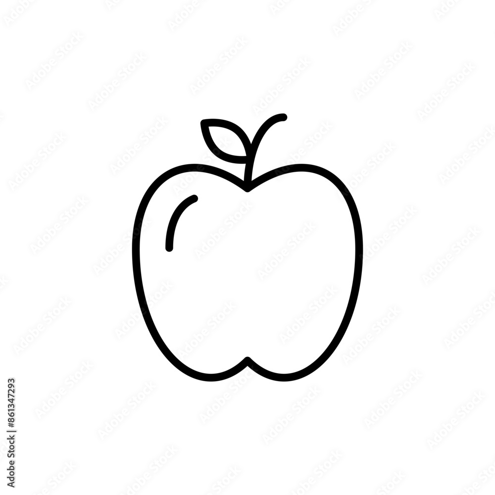 Fresh Apple Icon Ideal for Health and Nutrition Fresh Apple Icon Ideal for Health and Nutrition