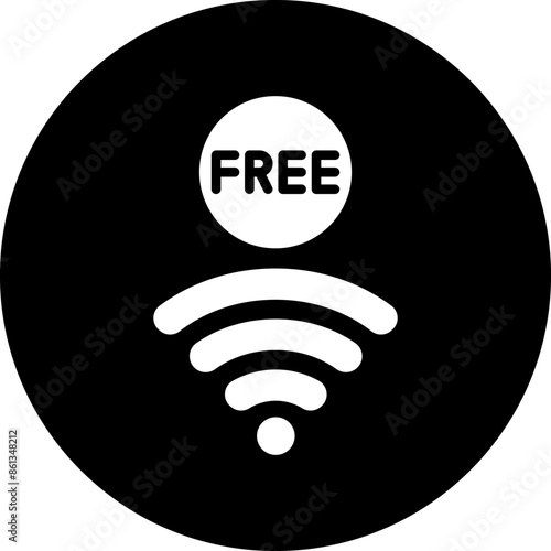 Vector Design Free Wifi Icon Style