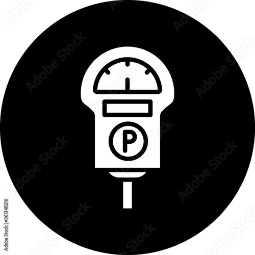 Vector Design Parking Meter Icon Style