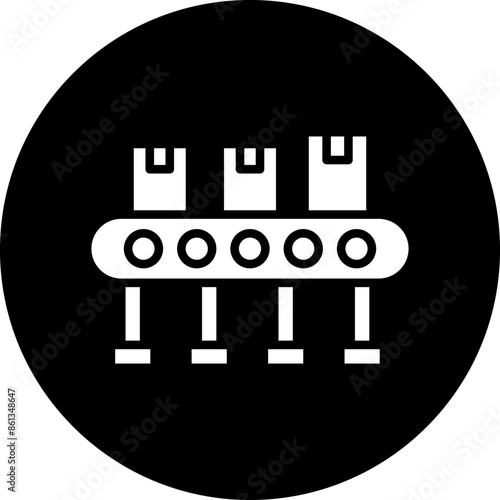 Vector Design Conveyor Belt Icon Style