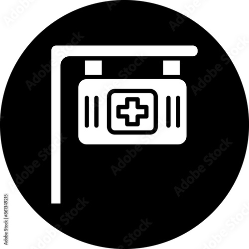 Vector Design Hospital Sign Icon Style