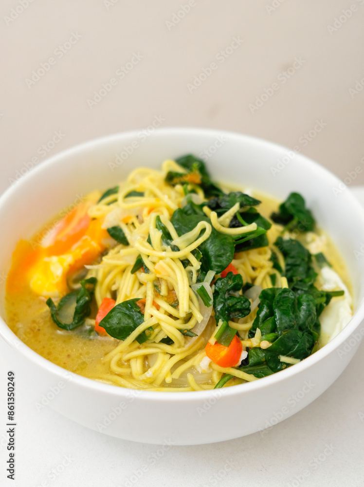 Bakmi godog or bakmie jawa rebus is an Indonesian traditional food. Bakmi godog or bakmie jawa rebus is an Indonesian traditional food.