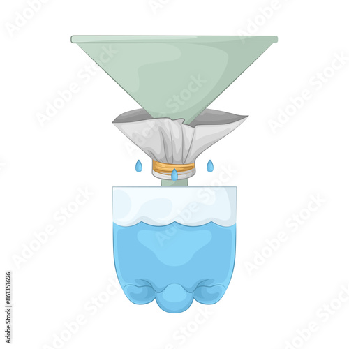 Illustration of water filter 