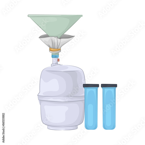 Illustration of water filter 