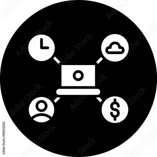 Vector Design Gig Economy Icon Style