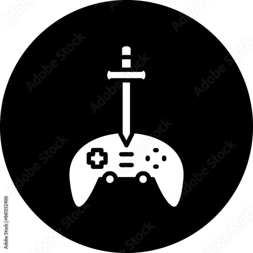 Vector Design Adventure Game Icon Style