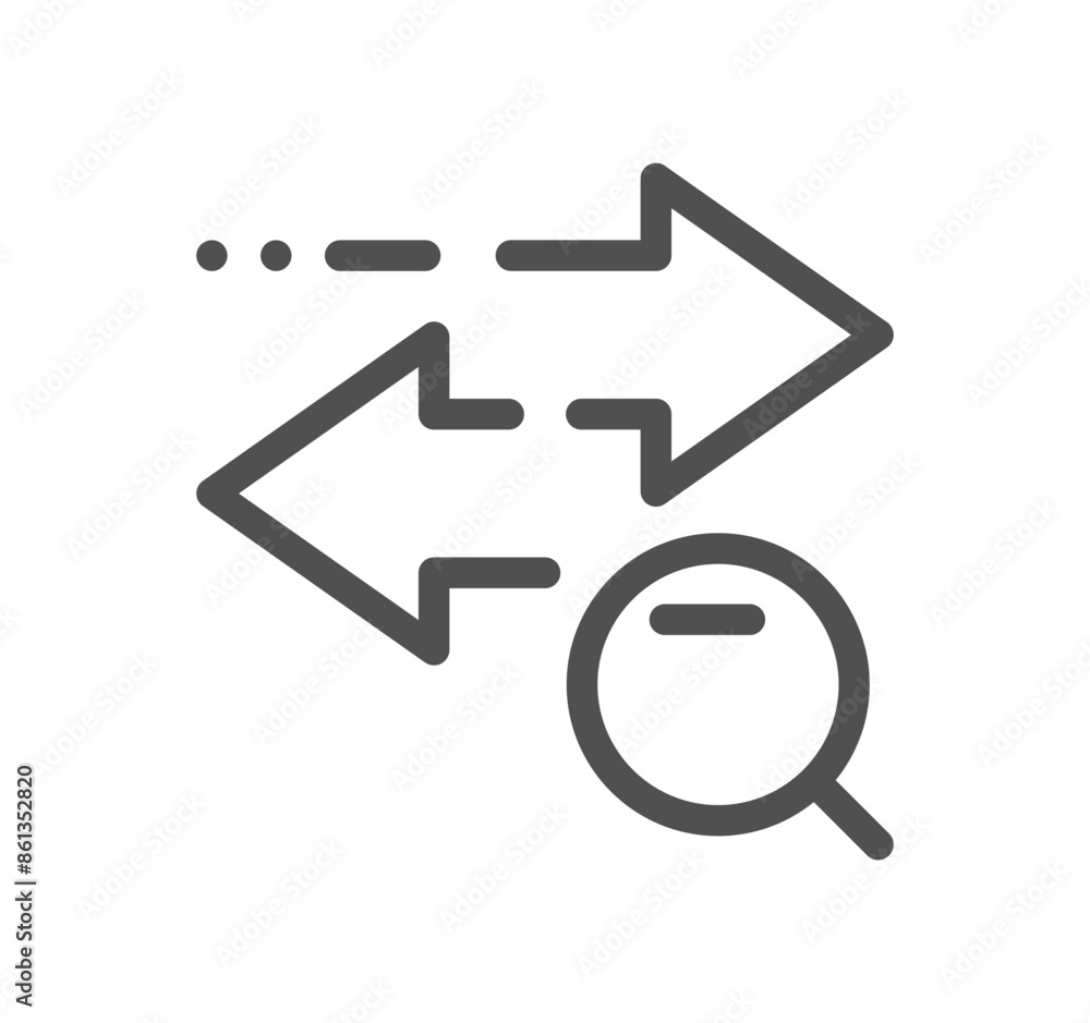 Data analysis related icon outline and linear vector.
Data analysis related icon outline and linear vector.