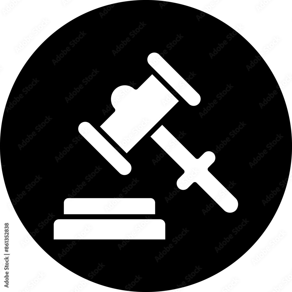Vector Design Gavel Icon Style Vector Design Gavel Icon Style