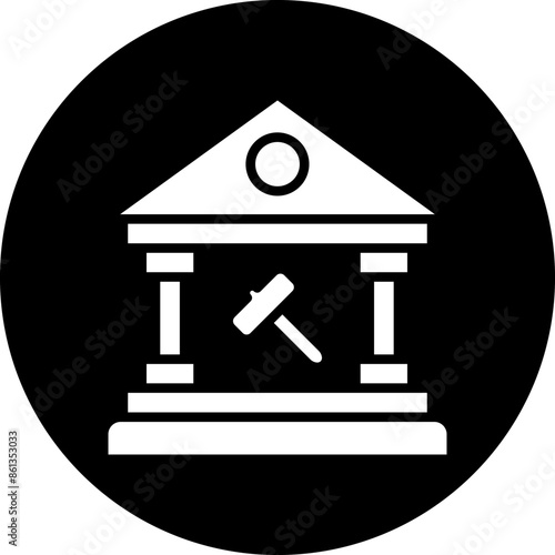 Vector Design Government Auction Icon Style
