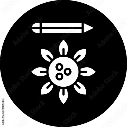 Vector Design Bio Art Icon Style