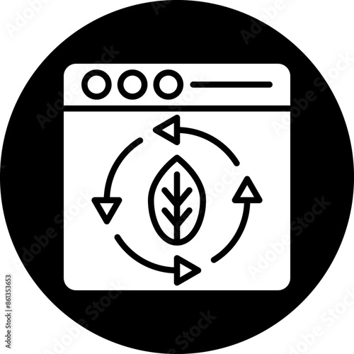 Vector Design Continuous Updating Icon Style