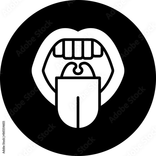 Vector Design Oral Icon Style