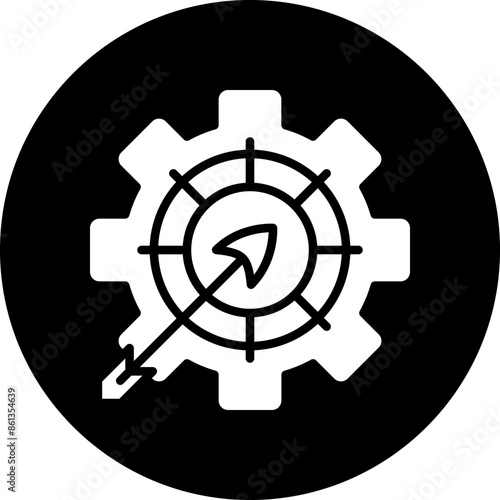 Vector Design Goals Management Icon Style