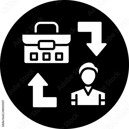 Vector Design B2C Icon Style