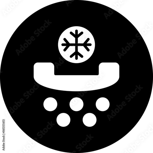 Vector Design Cold Calling Icon Style