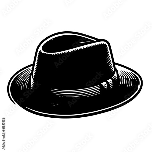 hat vector illustration isolated on white background